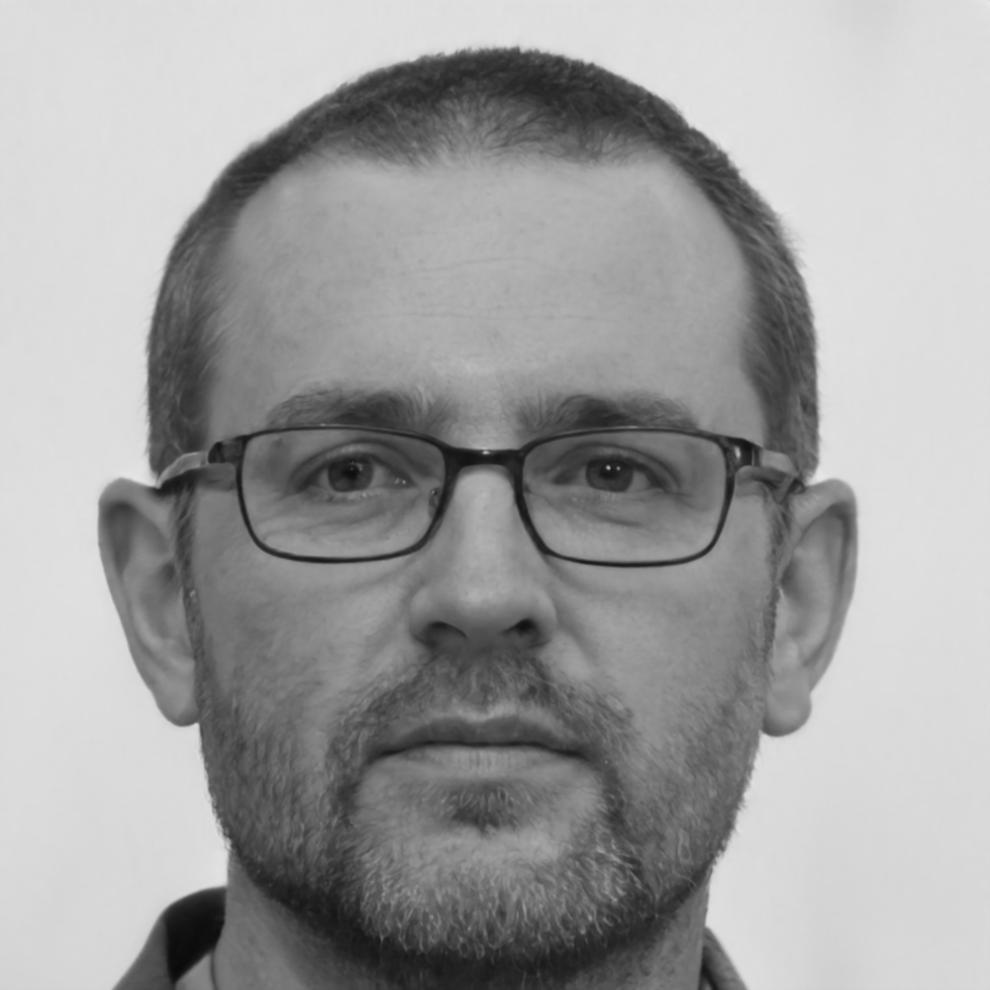 Retrato de Elías Mendarte, analista financiero